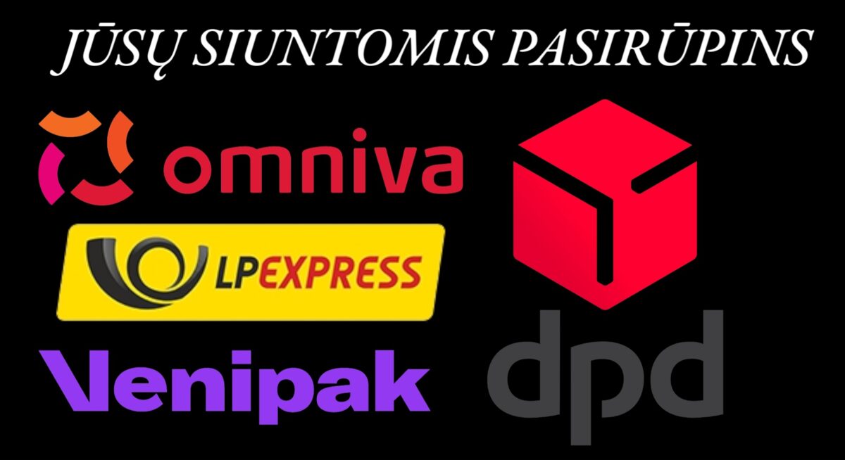 Apmokėjimas Klix, Citadelė, revolut, Seb, Swedbank, Luminor, Šiaulių Bankas, Išsimokėtinai, Pristatymas : DPD, Omniva, LPexpress, Venipak, Lietuvos Paštas